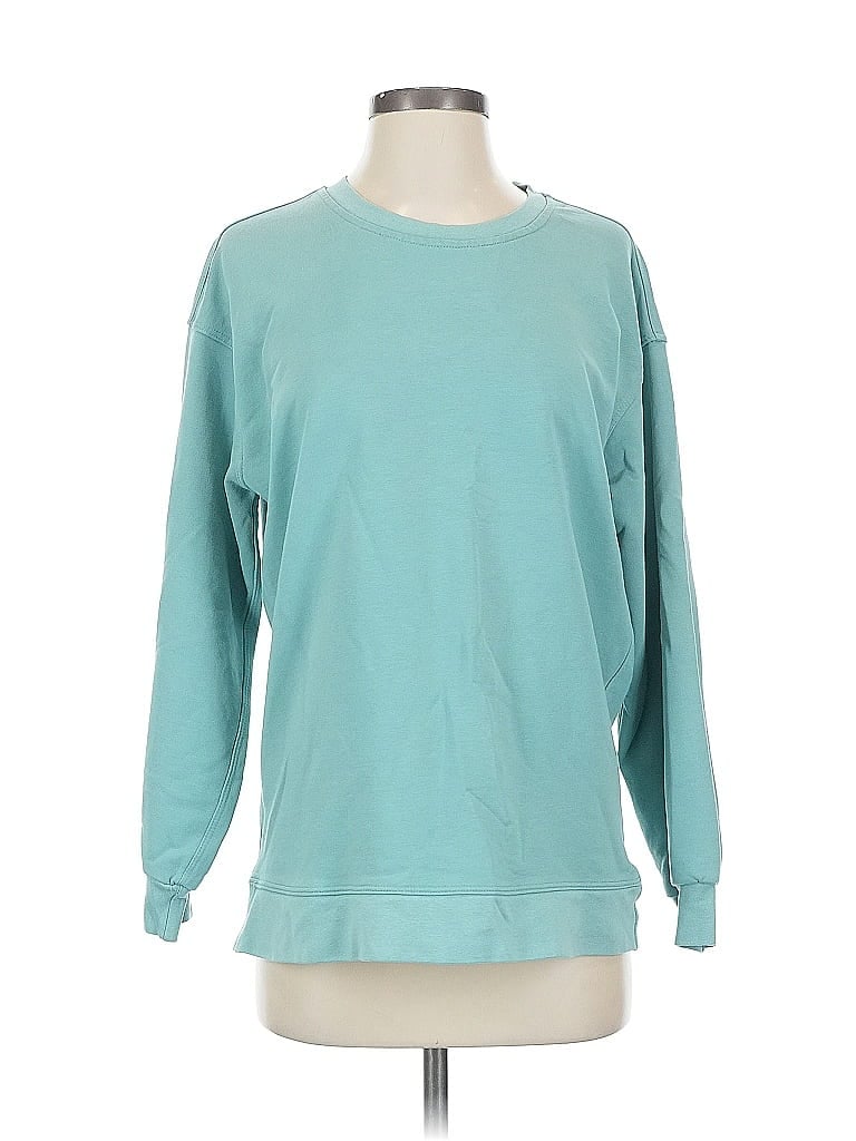 Pre-owned Assorted Brands Sweatshirt In Blue
