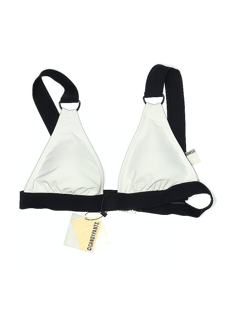 Pre-owned Assorted Brands Swimsuit Top Ivory Swimwear In White