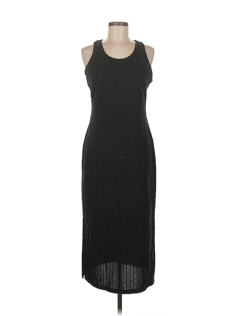 Pre-owned Ekouaer Casual Dress In Black