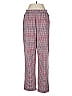Lands' End Houndstooth Red Casual Pants Size M - photo 1