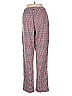 Lands' End Houndstooth Red Casual Pants Size M - photo 2