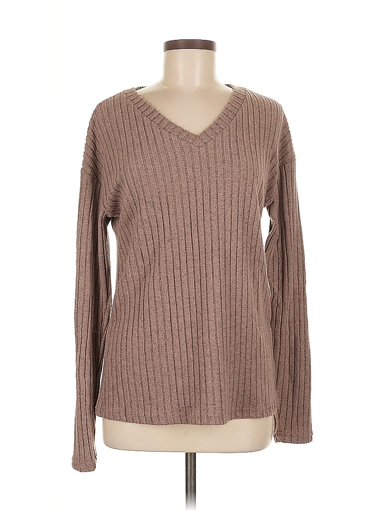 Pre-owned Unbranded Pullover Sweater In Brown