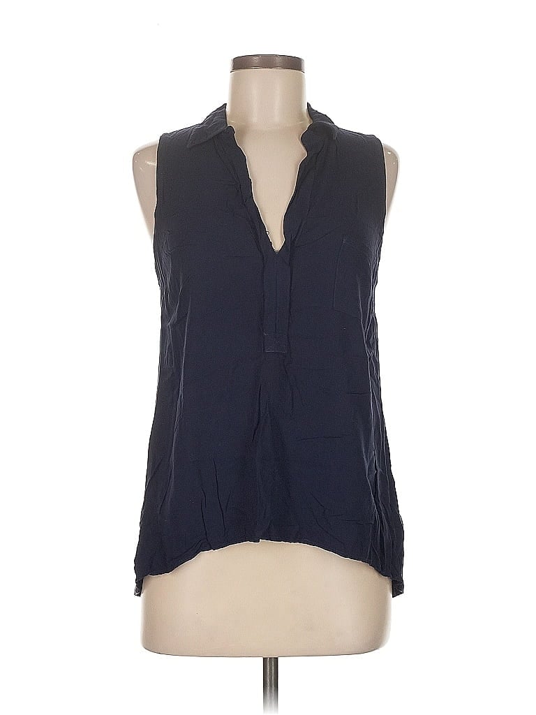 Pre-owned Splendid Sleeveless Blouse In Blue