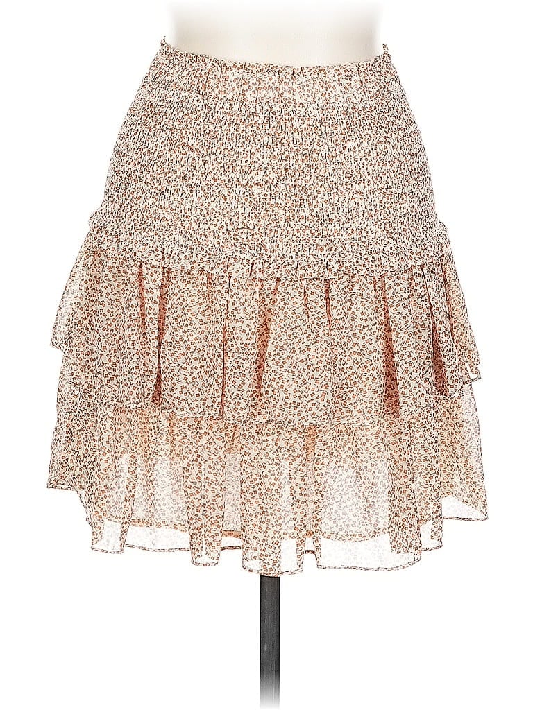 Pre-owned Reset Casual Skirt In Brown