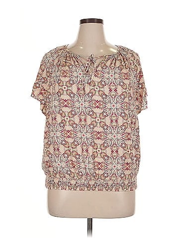 Ann Taylor LOFT Outlet Short Sleeve Blouse (view 1)