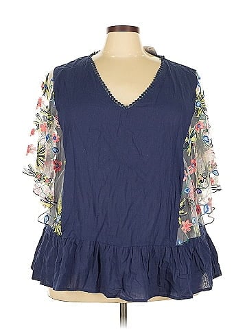 Suzanne Betro 3/4 Sleeve Blouse (view 1)