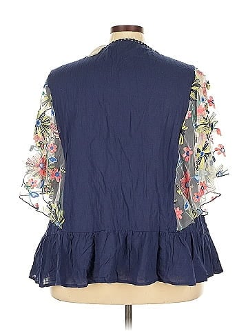 Suzanne Betro 3/4 Sleeve Blouse (view 2)