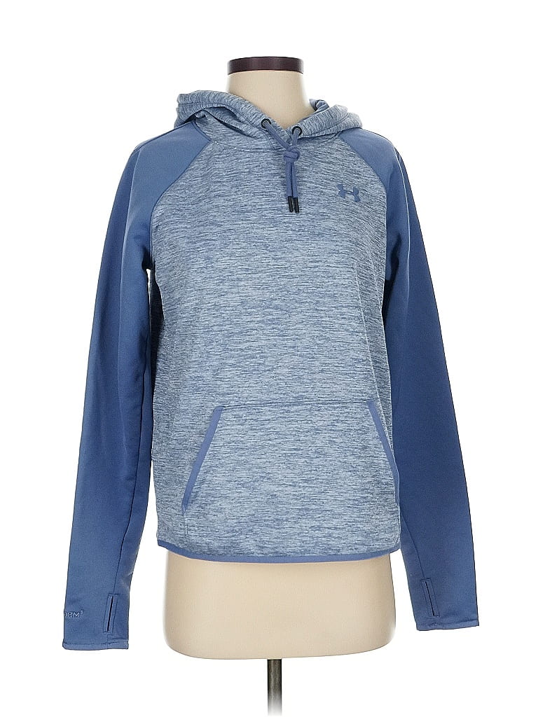 Pre-owned Under Armour Pullover Hoodie In Blue
