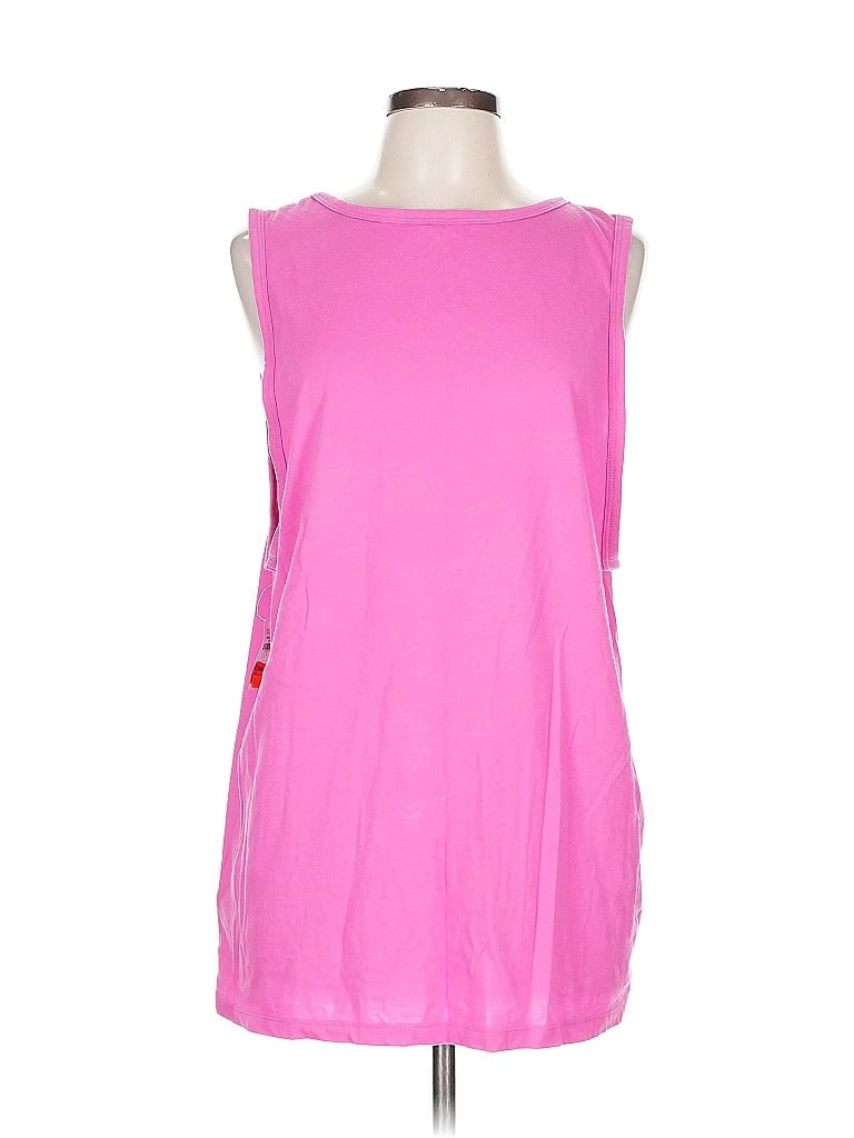 Old Navy Sleeveless T-shirt In Pink