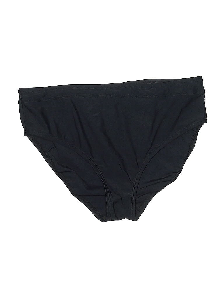 Pre-owned Croft & Barrow Swimsuit Bottoms In Black