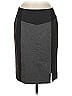 Halogen Solid Gray Casual Skirt Size 8 - photo 1