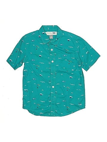 Old Navy Short Sleeve Button-Down Shirt (view 1)