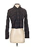 Kal Rieman Plaid Maroon Blue 3/4 Sleeve Button-Down Shirt Size XS - photo 1