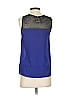 Barneys New York 100% Polyester Blue Sleeveless Blouse Size XS - photo 2