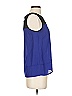 Barneys New York 100% Polyester Blue Sleeveless Blouse Size XS - photo 4