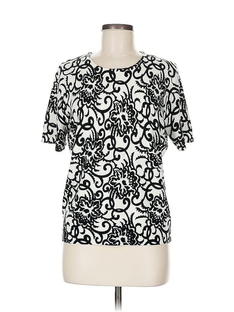 Pre-owned Sag Harbor Cardigan Sweater In Black