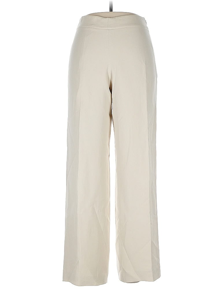 Pre-owned Giorgio Armani Silk Pants In White