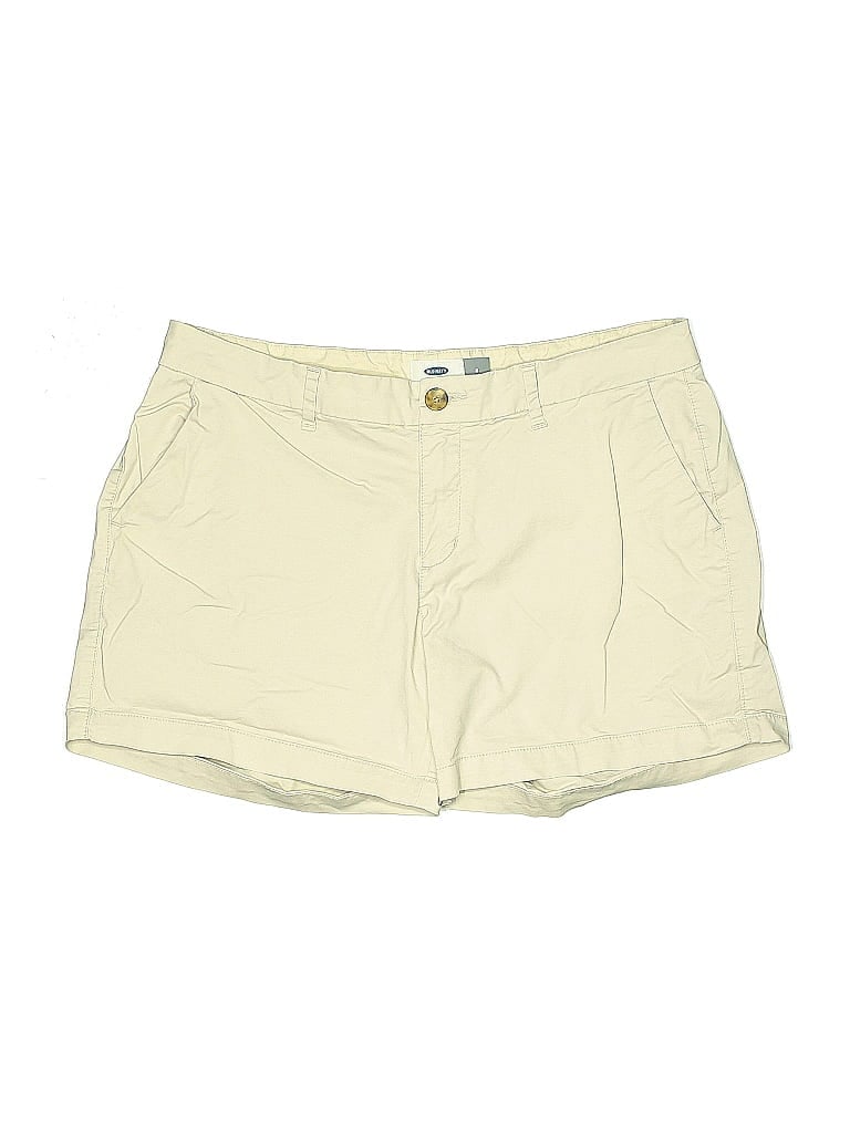 Pre-owned Old Navy Khaki Shorts In Yellow