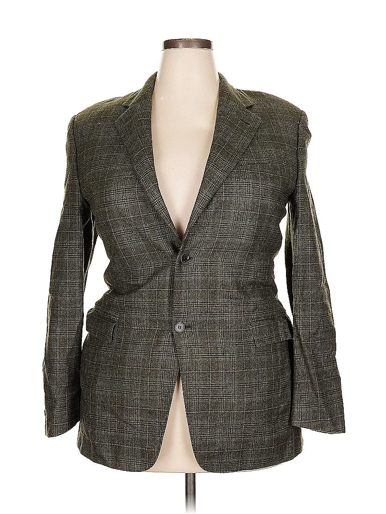 Pre-owned Canali Blazer Jacket In Green