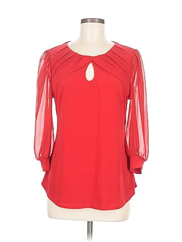 7th Avenue Design Studio New York & Company 3/4 Sleeve Blouse (view 1)