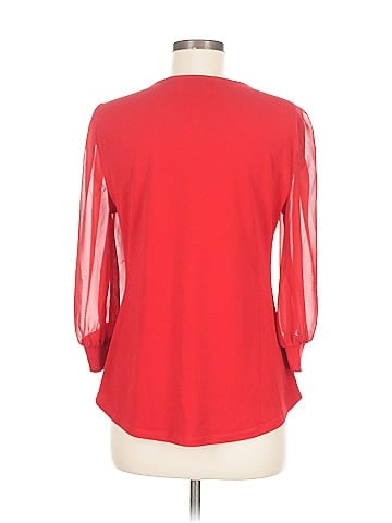 7th Avenue Design Studio New York & Company 3/4 Sleeve Blouse (view 2)