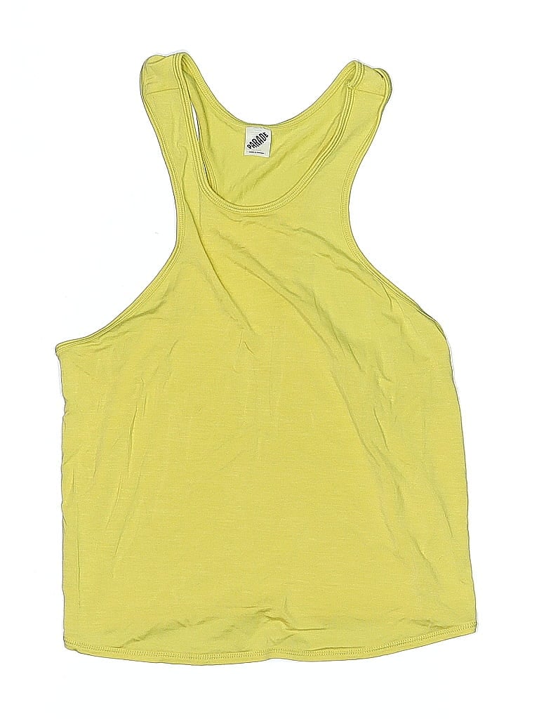 Pre-owned Parade Kids' Tank Top Yellow Halter Neckline Tops