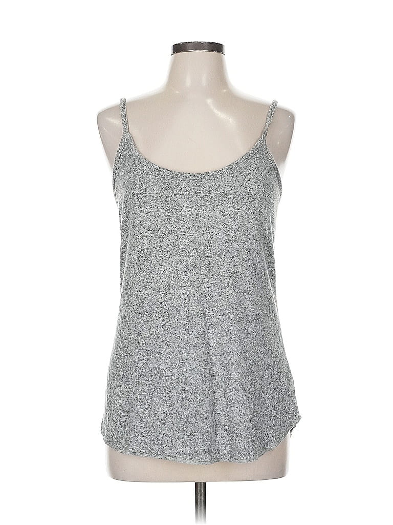 Pre-owned Old Navy Tank Top Silver Strapless Neckline Tops