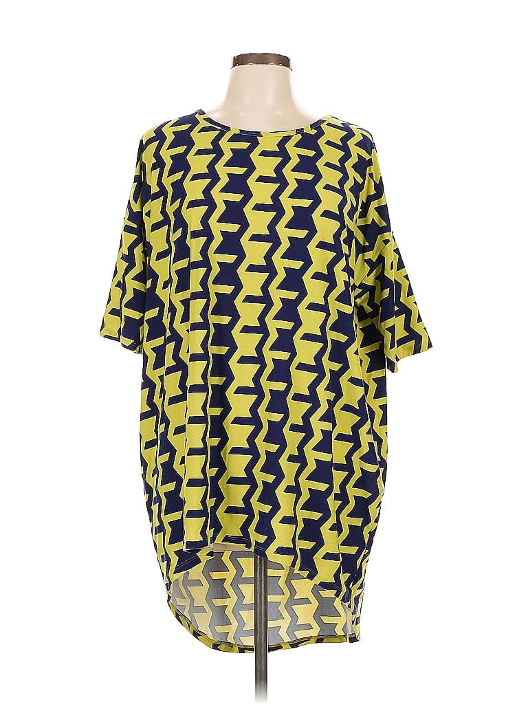 Pre-owned Lularoe Kimono In Yellow