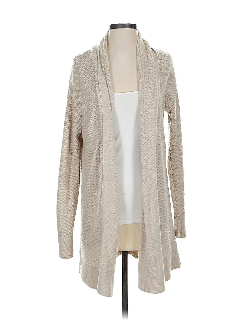 Pre-owned Gap Cardigan Sweater In White
