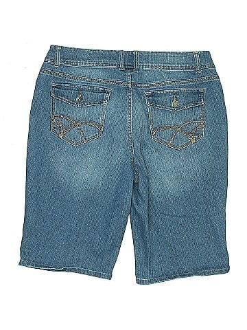 St. John's Bay Denim Shorts (view 2)