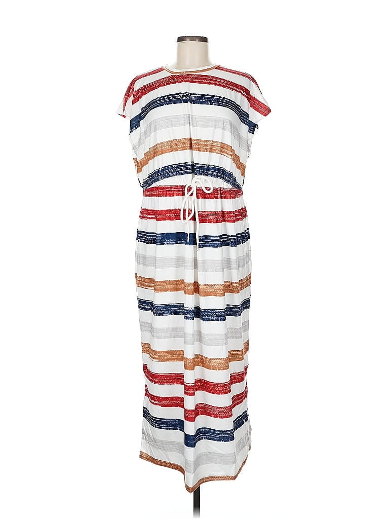 Pre-owned Shein Casual Dress In White