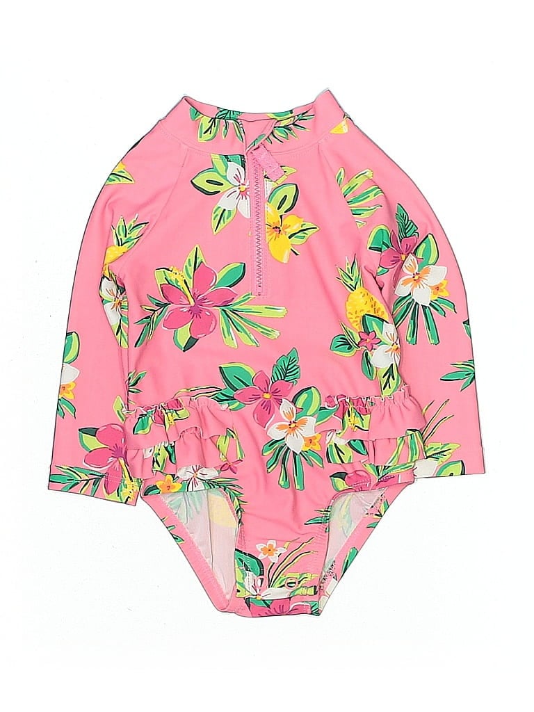 CARTER'S Pre-owned Babies' Swimsuit Cover Up In Pink