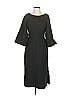 Osman Solid Gray Casual Dress Size 4 - photo 1