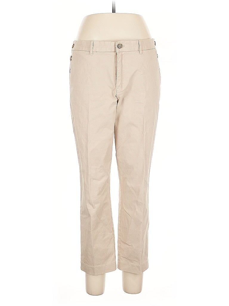 Pre-owned Tommy Hilfiger Khaki Pant In Brown
