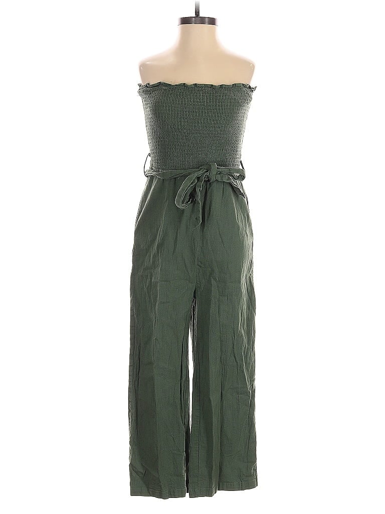Pre-owned Listicle Jumpsuit In Green