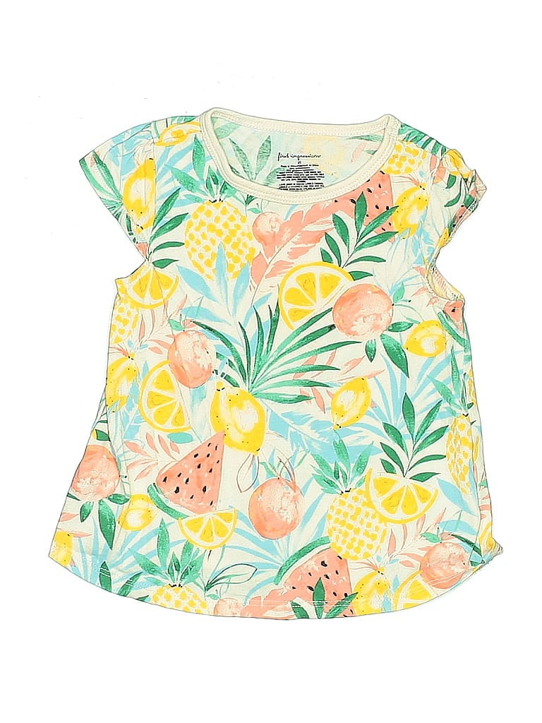 Pre-owned First Impressions Kids' Sleeveless T-shirt In Yellow