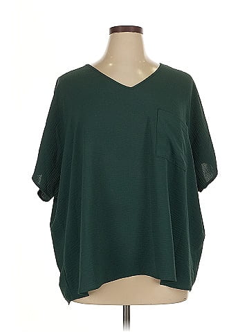 Zenana Short Sleeve Blouse (view 1)