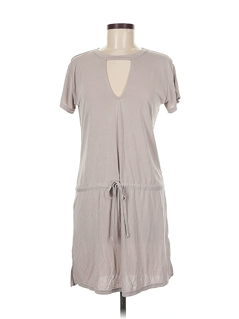 Pre-owned Olivaceous Casual Dress In Gray