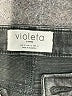 Violeta by Mango Solid Gray Jeans Size 12 - photo 4