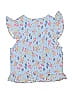 Aqua 100% Polyester Blue Short Sleeve Blouse Size XL (toddler) - photo 2