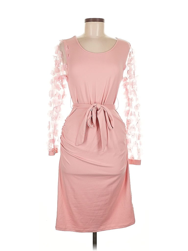 Pre-owned Unbranded Casual Dress In Pink