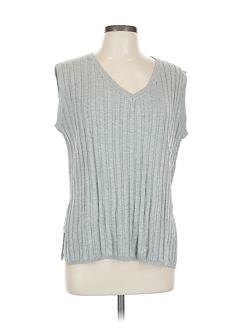 Pre-owned Unbranded Sweater Vest In Gray