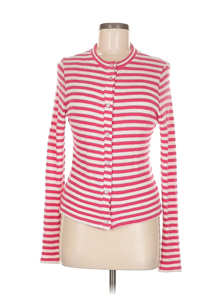 Pre-owned Asos Design Cardigan Sweater In Red