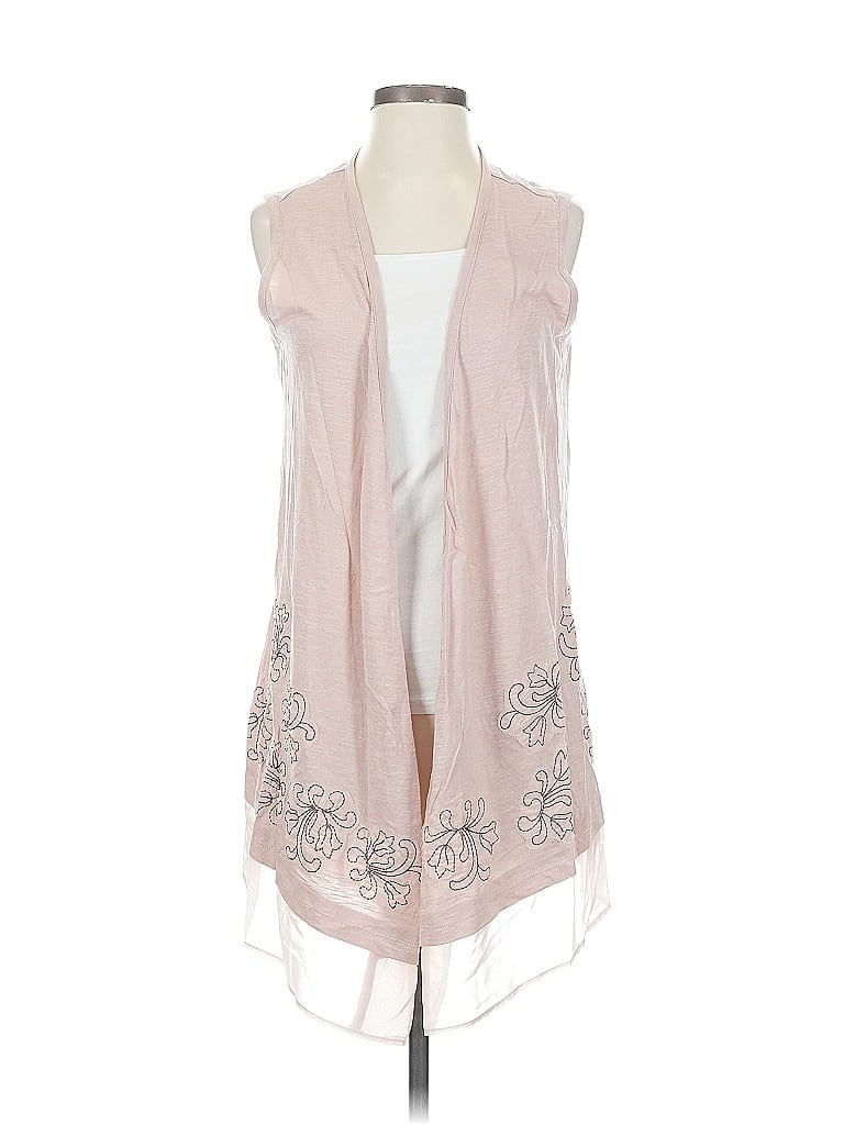 Pre-owned Logo By Lori Goldstein Kimono In Pink