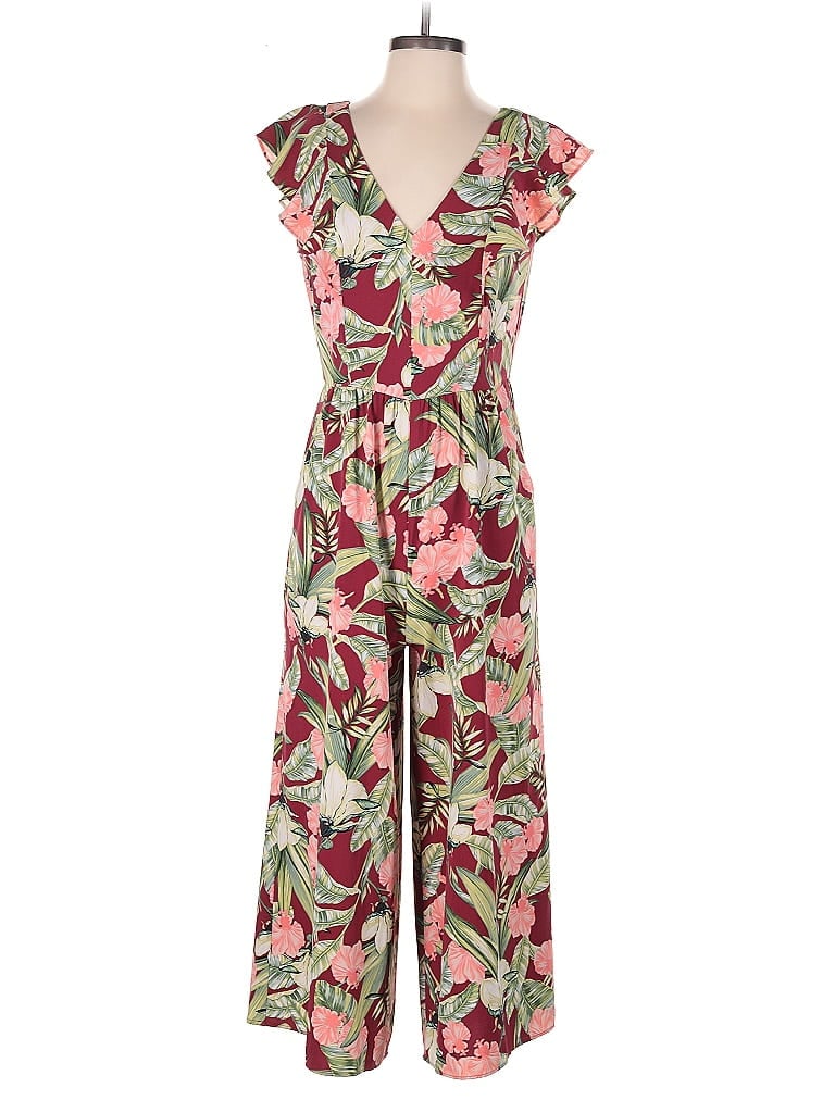 Pre-owned Ann Taylor Factory Jumpsuit In Red