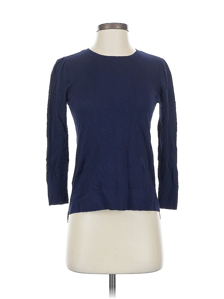Pre-owned Ann Taylor Loft Pullover Sweater In Blue