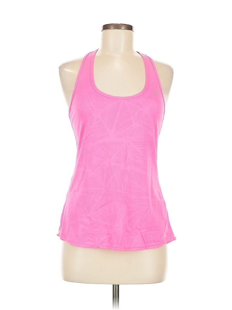 Pre-owned Lorna Jane Active Sleeveless Top Pink Scoop Neck Tops