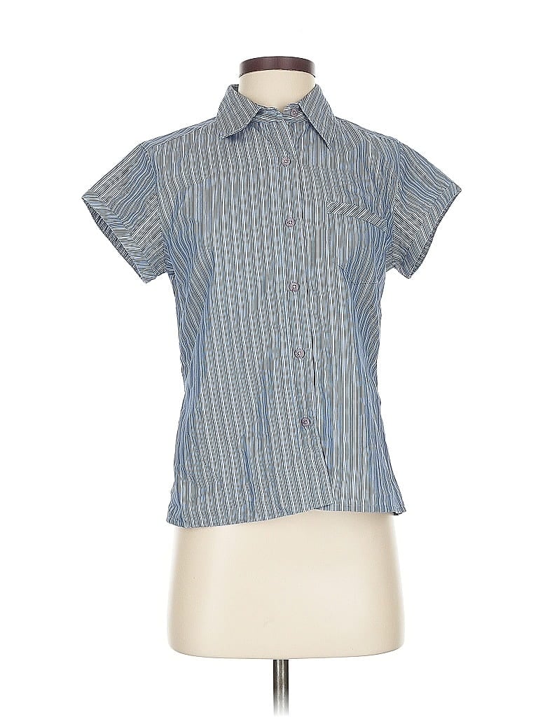 Pre-owned The North Face Short Sleeve Blouse In Blue