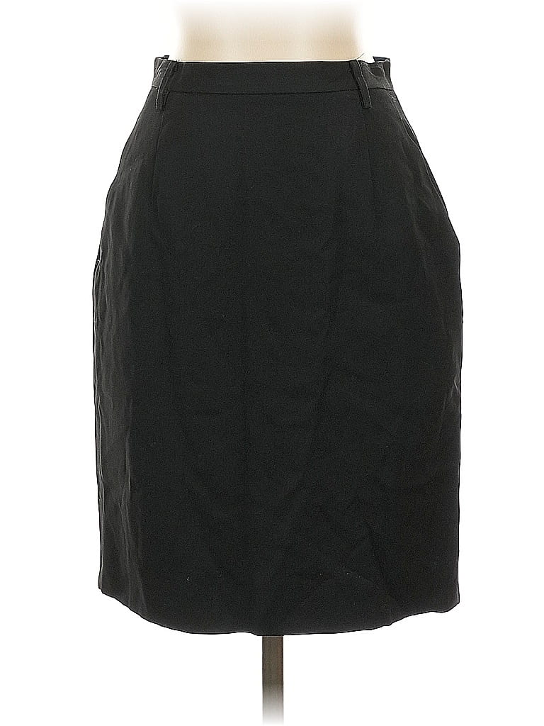 Pre-owned Ann Taylor Wool Skirt In Black