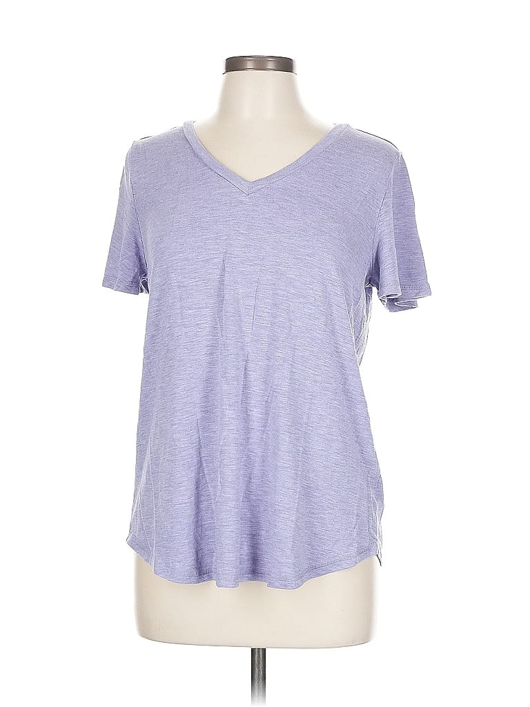 Pre-owned Jessica Simpson Short Sleeve T-shirt In Purple